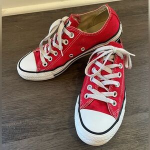 Classic Red Converse All Stars - Women’s 6.5